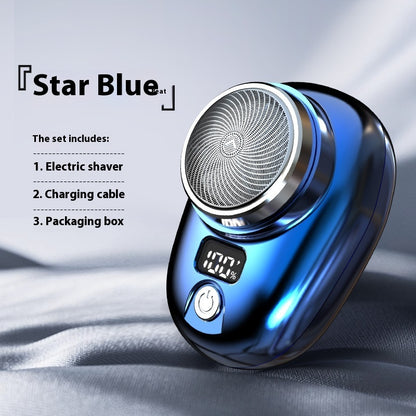 Mini Electric Shaver Portable Travel Men's Electric Lock And Load Spray Shaving Pogonotomy Charging Shaver