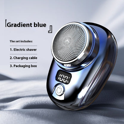 Mini Electric Shaver Portable Travel Men's Electric Lock And Load Spray Shaving Pogonotomy Charging Shaver